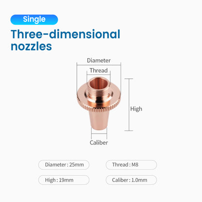 Laser Cutting Nozzle for Raytools Empower Head