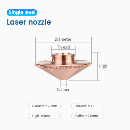 Laser Cutting Nozzle for Raytools Empower Head