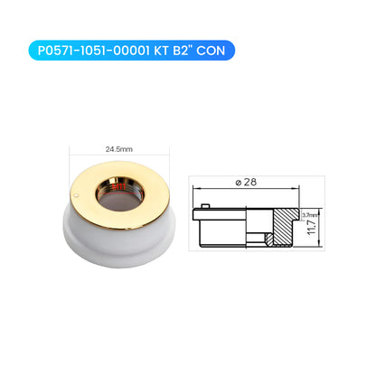 Precitec Ceramic Components for Fiber Laser Cutting Heads